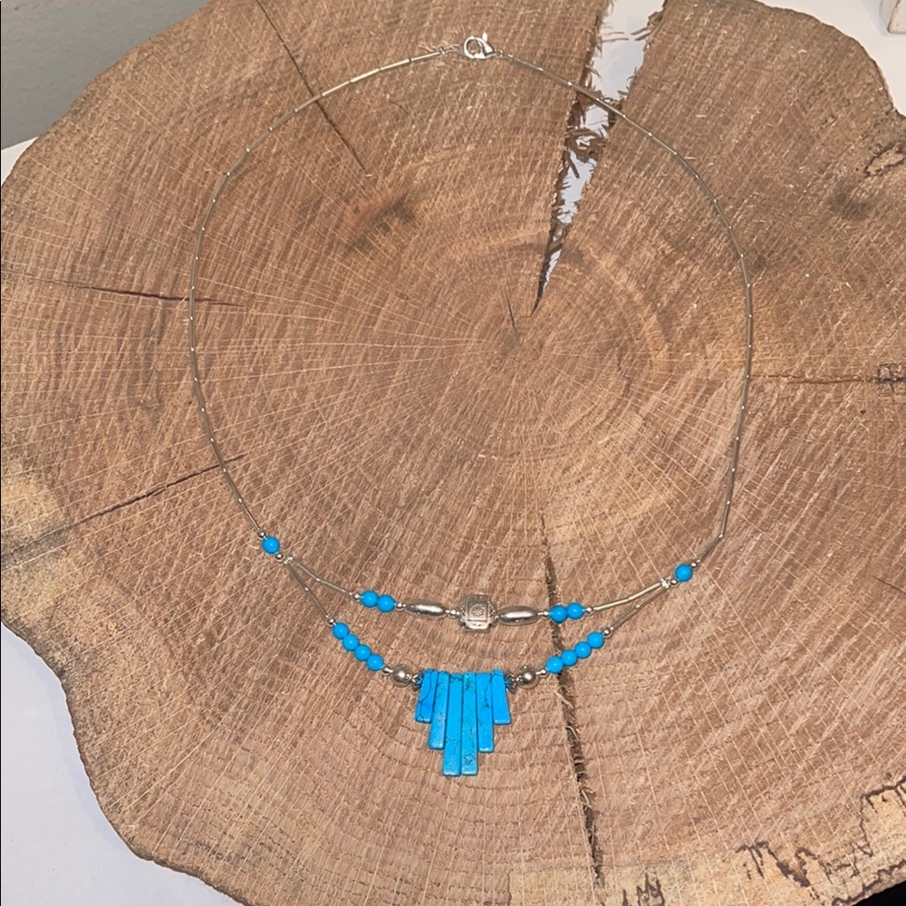 Turquoise Beaded Necklace